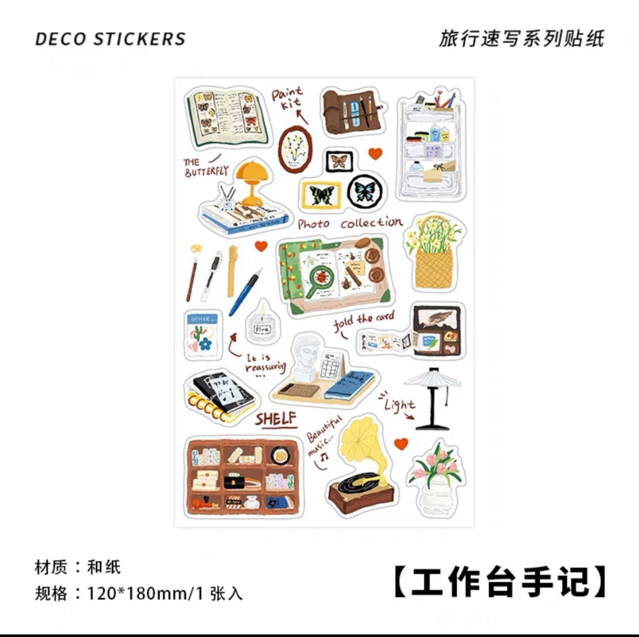 Travel sketchers Stickers（6 styles)