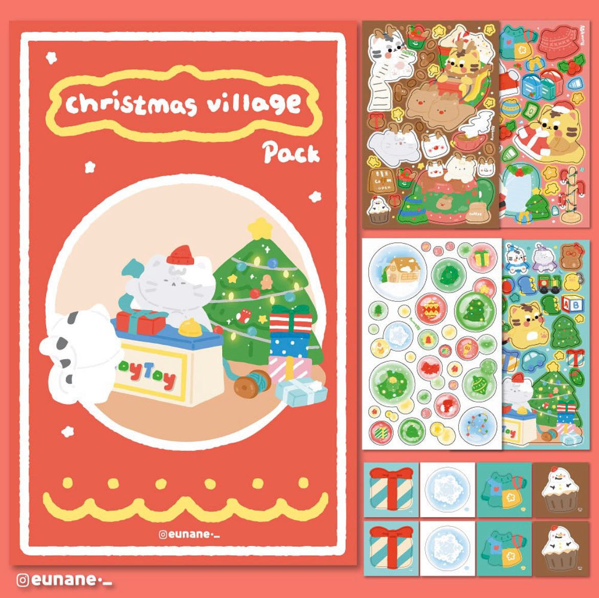 Eunane｜Christmas village pack