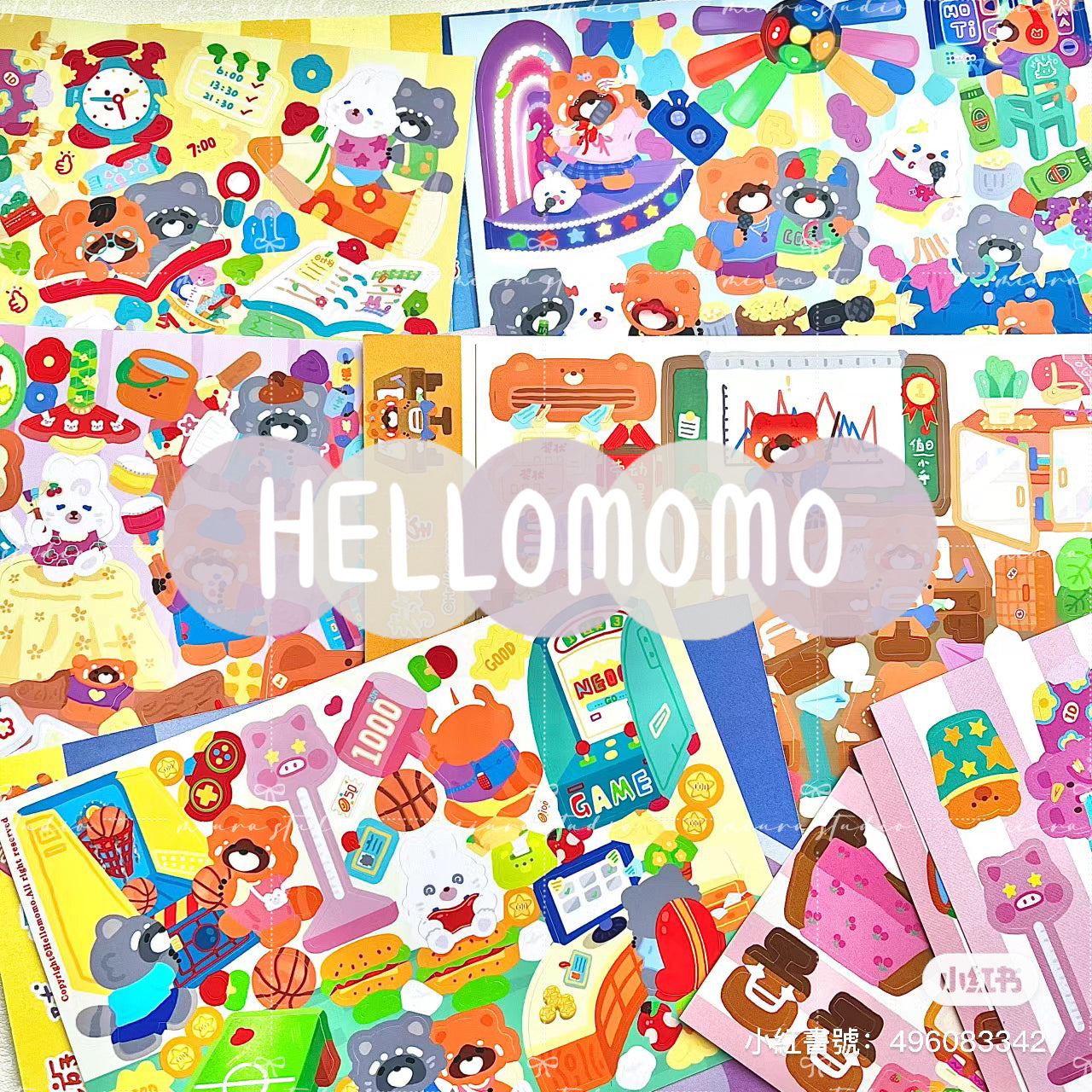 Hellomomo｜造景貼紙合集